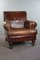 Vintage Sheepskin Leather Armchair, Image 1