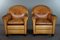 Sheep Leather Club Chairs by Bart van Bekhoven, Set of 2, Image 2