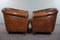 Club Chairs in Sheep Leather, Set of 2 3