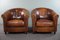 Club Chairs in Sheep Leather, Set of 2 2
