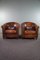 Club Chairs in Sheep Leather, Set of 2 1