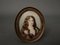 Miniature of Woman with Long Hair, 18th Century, Painting, Framed 1