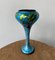 Faure Shape Enamel Vase with Floral Decor by Camille Marty for Alexandre Limoges, 1930s 1