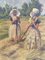 Geffroy, Frauen bei der Ernte, Anfang 20. Jh., Öl auf Leinwand, Gerahmt 7