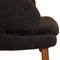 Pelikan Stuhl aus dunkelgrauem Hallingdal Stoff von Finn Juhl 11