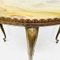 Vintage Baroque Kidney-Shaped Marble & Brass Side Table, Image 8