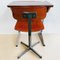 Vintage Desk with School Chair, 1950s, Set of 2 5