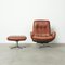 S231 Lounge Chair & Stool from de Sede, 1970s, Set of 2, Image 5