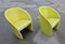 Intervista Club Chair in Chartreuse Leather from Poltrona Frau, Italy, 1989 10