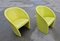 Intervista Club Chair in Chartreuse Leather from Poltrona Frau, Italy, 1989, Image 10