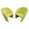 Intervista Club Chair in Chartreuse Leather from Poltrona Frau, Italy, 1989, Image 1