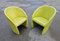 Intervista Club Chair in Chartreuse Leather from Poltrona Frau, Italy, 1989, Image 6