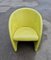 Intervista Club Chair in Chartreuse Leather from Poltrona Frau, Italy, 1989 3