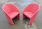 Intervista Club Chair in Pink Leather from Poltrona Frau, Italy, 1989, Image 6