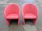 Intervista Club Chair in Pink Leather from Poltrona Frau, Italy, 1989 2