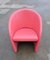 Club chair Intervista in pelle rosa di Poltrona Frau, Italia, 1989, Immagine 3