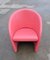 Intervista Club Chair in Pink Leather from Poltrona Frau, Italy, 1989 3