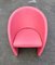 Intervista Club Chair in Pink Leather from Poltrona Frau, Italy, 1989, Image 11
