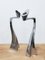 Swan Candle Holders in Aluminum by Matthew Hilton for SCP England, 1987, Set of 2 11