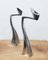 Bougeoirs Swan en Aluminium par Matthew Hilton pour SCP England, 1987, Set de 2 9