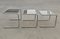 Chrome and Smoked Glass Nesting Tables by Milo Baughman, Italy, 1970s, Set of 3, Image 4
