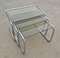 Chrome and Smoked Glass Nesting Tables by Milo Baughman, Italy, 1970s, Set of 3 9