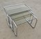 Chrome and Smoked Glass Nesting Tables by Milo Baughman, Italy, 1970s, Set of 3, Image 9