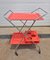 Space Age Orange Serving Trolley or Bar Cart, West Germany, 1970s, Image 13