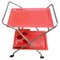 Space Age Orange Serving Trolley or Bar Cart, West Germany, 1970s, Image 1