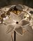 Lampada da tavolo Hollywood Regency floreale in vetro di Murano, Italia, anni '70, Immagine 6