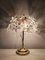 Hollywood Regency Tischlampe aus Muranoglas mit Blumenmuster, Italien, 1970er 2