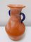 Orange Murano Glass Scavo Vase by Carlo Moretti, Italy, 1970s 6