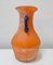 Orange Murano Glass Scavo Vase by Carlo Moretti, Italy, 1970s 5