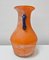 Vase Scavo en Verre de Murano Orange par Carlo Moretti, Italie, 1970s 5