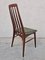 Eva Chairs in Rosewood attributed to Niels Koefoed, Denmark, 1960s, Set of 6 11