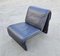 Postmodern Leather Lounge Chair in style of Etienne Fermigier, Switzerland, 1978 4