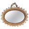 Miroir Sunburst Mid-Century avec Cadre en Bambou, Italie, 1960s 1