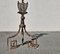 Antique Baroque Wrought Iron 3-Arm Candelabra with Fresco of Saint Joseph, Image 11