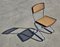 Bauhaus Style Tubular Dining Chairs with Cane Seats, Italy, 1970s, Set of 6 2