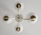 Mid-Century Modern Chandelier with Opaline Glass Balls, Italy, 1960s 6