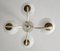 Mid-Century Modern Chandelier with Opaline Glass Balls, Italy, 1960s, Image 6