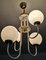 Mid-Century Modern Chandelier with Opaline Glass Balls, Italy, 1960s 11