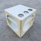 Space Age Cube Bar or Side Table in Off-White, West Germany, 1970s, Image 3