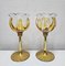 Mid-Century Modern Brass Table Lamps attributed to Mazzega, Italy, 1960s, Set of 2 3