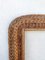 Large Mid-Century Modern Hand-Woven Rattan Mirror Frame, Italy, 1960s, Image 2
