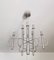 Lámpara de araña de la era espacial en forma de átomo atribuida a Gaetano Sciolari, Italia, años 70, Imagen 11