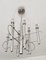 Space Age Chandelier in Shape of Atom attributed to Gaetano Sciolari, Italy, 1970s 6