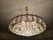 Mid-Century Modern Crystal and Brass Chandelier attributed to Bakalowits, Austria, 1960s, Image 2