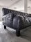Anthracite Gray Leather DS-18 Modular Sofa attributed to de Sede, Switzerland, 1980s, Set of 3 3