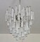 Mid-Century Modern Triedri Crystal Chandelier attributed to Paolo Venini, Italy, 1950s 5